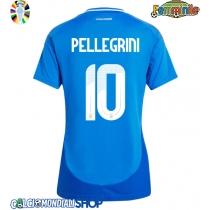Maglie da calcio Italia Lorenzo Pellegrini #10 Prima Maglia Femminile Europei 2024 Manica Corta